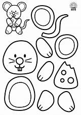 Paste Cut Animal Kids Activity Animals Mouse Navigation Post Amax Blackandwhite sketch template
