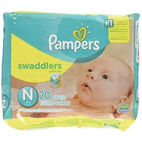 Pampers Swaddlers Diapers Newborn Up To 10 Lbs 20 Count Walmart
