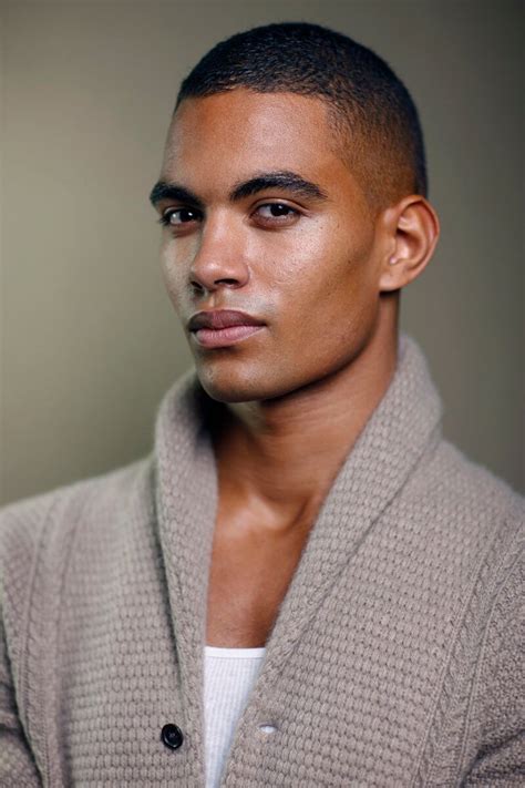 top  popular black male models   fashion industry black male models haircuts  men