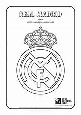 Coloring Pages Soccer Logos Clubs Cool Madrid Real Logo Football Teams Kids sketch template