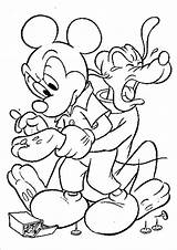 Topolino Colorir Ausmalbilder Micky Colorare Maus Colorat Mause Spijker Pluto Disegni Malvorlage Minnie Planse Coloriages Tracing Poot Mewarnai Rato Trickfilmfiguren sketch template