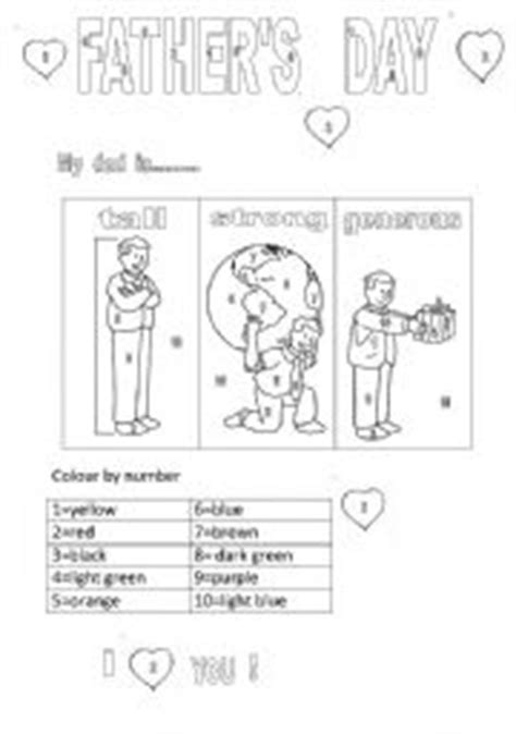 fathers day worksheets