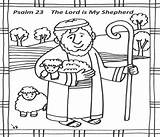 23 Psalm Coloring Pages Bulletin Lent Covers Tag sketch template