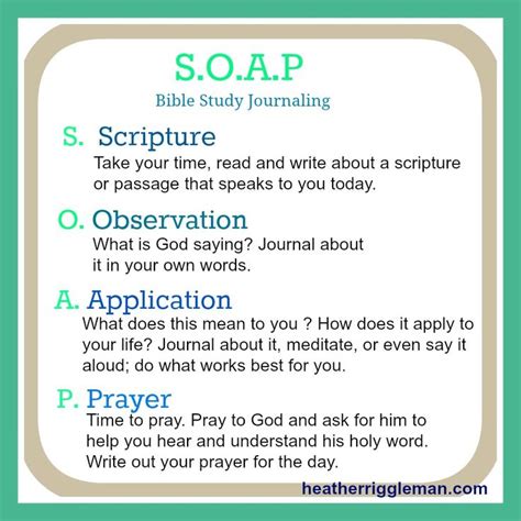 images  soap bible study method  pinterest scripture