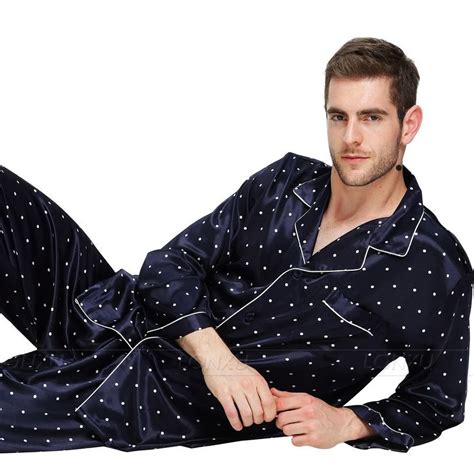 mens silk satin pajamas set pyjamas set pjs sleepwear set loungewear ussmlxlxxlxl xl