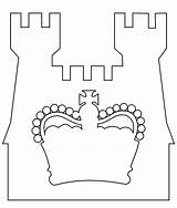 Coloring Castle Medieval Crown Pages Printactivities Print Kids Appear Printables Printed Navigation Only When Will Do sketch template