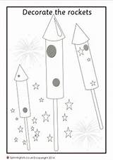 Night Colouring Bonfire Kids Pages Guy Fawkes Fireworks Coloring Printable Firework sketch template