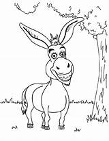 Donkey Coloring Printable Funny Cartoon Shrek Para Colorir Animal Drawing Sheets Head Desenhos Desenho Bestcoloringpagesforkids Mule Template Outline Escolha Pasta sketch template