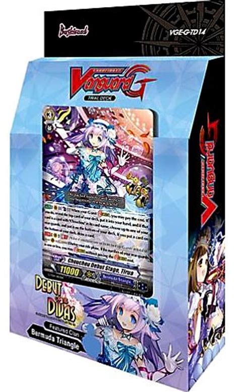 Cardfight Vanguard Debut Of The Divas G Trial Deck 14 Bushiroad Toywiz