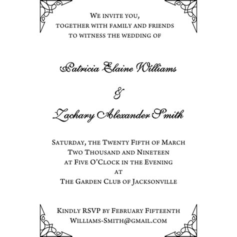 formal ornate wedding invitation stamp simply stamps