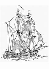 Barco Mercantile Disegno Nave Colorear Barcos Handelsschiff Mercante Malvorlage Kleurplaat Velas Battleship sketch template