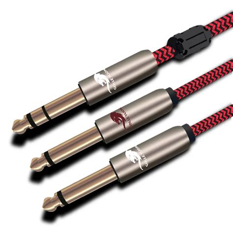hifi  trs jack mm splitter cable mm  dual mm audio cable mixing console