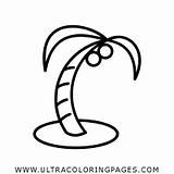 Palmeira Palmera Coloring Ultracoloringpages sketch template