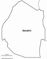 Swaziland Map Outline Eswatini Enchantedlearning Africa Enchanted Learning Outlinemap sketch template