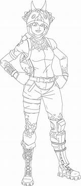 Fortnite Tricera Renegade Raider Recon Peely Nosed sketch template