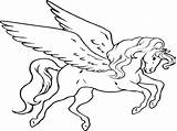 Pegasus Coloring Pages Realistic Printable Color Getdrawings Unicorn Getcolorings sketch template