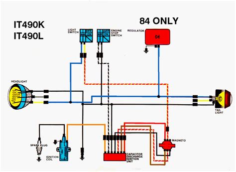 yamaha atv wiring color codes explained chart olive wiring