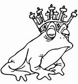Frogs Rana sketch template