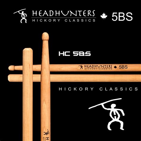 hickory classic bs headhunters drumsticks