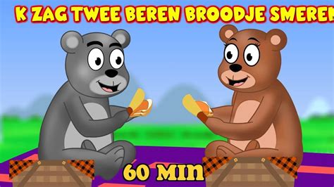 ik zag twee beren broodjes smeren  uur nederlandse kinderliedjes youtube