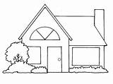 House Clipart Outline Library sketch template