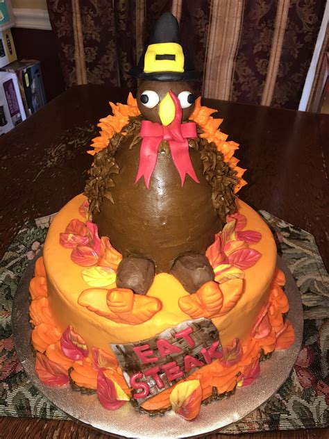 Thanksgiving Turkey Cake Turkey Cake Cake Cake Craft