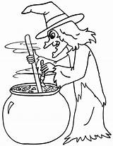 Witch Coloring Pages Scarlet Template sketch template