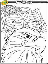 Coloring Pages Patriotic Crayola Printable Adult Summer July Fourth Independence Color Eagle Sheets Adults Happy Colouring Kids Print Book Getdrawings sketch template
