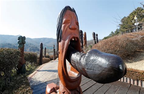 there s a penis park at the south korea winter olympics
