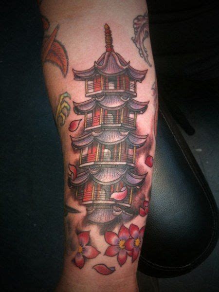 Japanese Pagoda Tattoo Designs Pagoda Tattoo By A Ok
