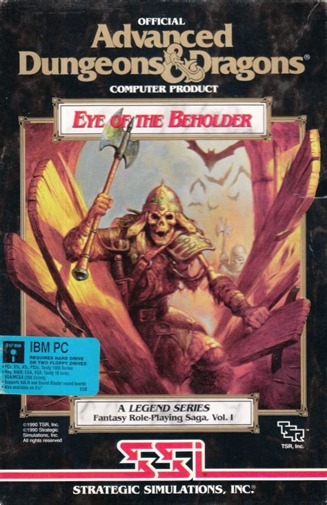 Eye Of The Beholder For Dos 1991 Mobygames