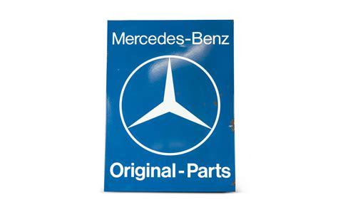 mercedes benz original parts sign gooding company