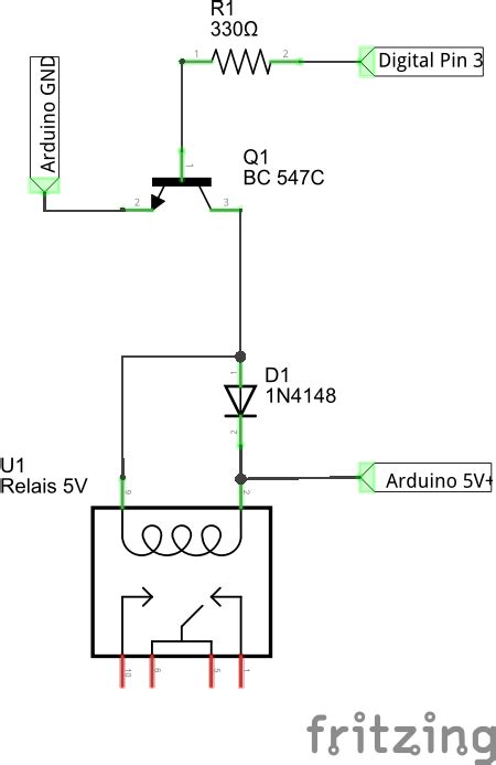 arduino relais schaltplan wiring diagram
