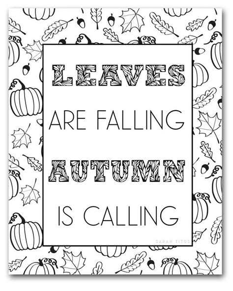 fall coloring pages  color fall coloring sheets fall coloring