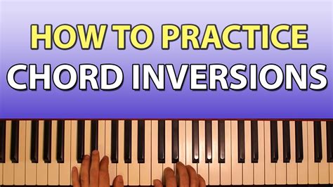 easy exercises  practicing chord inversions youtube