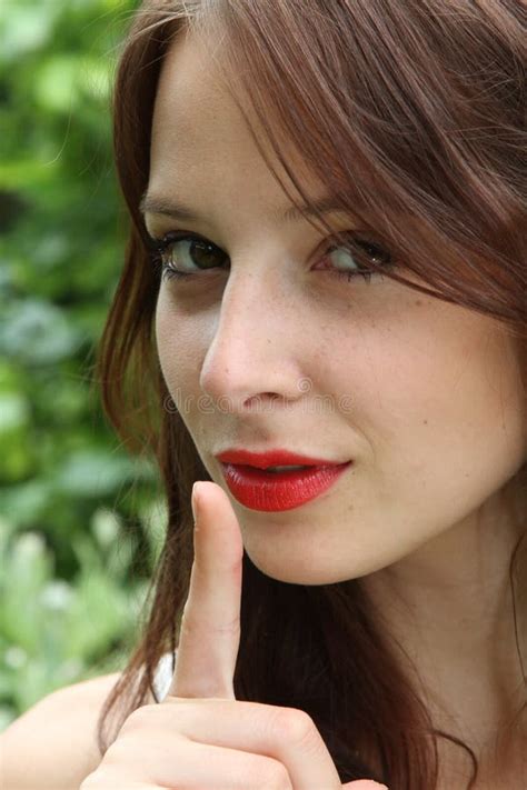 Young Girl Red Lips – Telegraph
