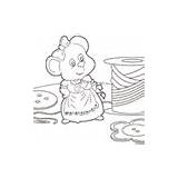 Sewing Mouse Surfnetkids Coloring sketch template
