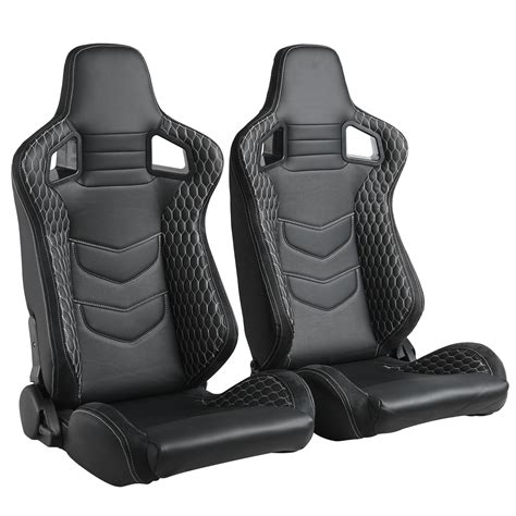 racing seat adjustable black avcon group racing accessories