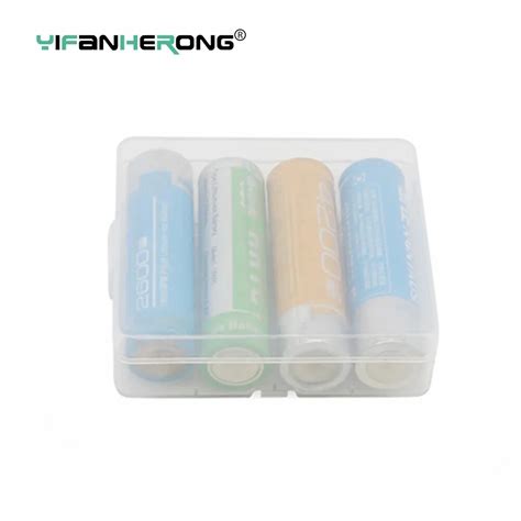4 Slots 18650 Rechargeable Battery Storage Box Hard Case Holder Plastic