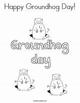 Groundhog Coloring Happy Pages Printable Noodle Print Twisty Groundhogs Template Worksheet Little Built California Usa Twistynoodle Change sketch template