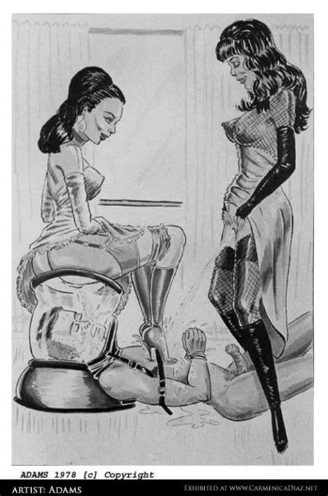 femdom toilet slave drawing