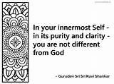 Ravi Shankar Purity Innermost Gurudev sketch template