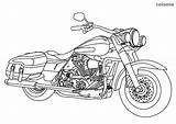 Cruiser Motorbike Police sketch template
