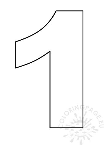cut  number   coloring page