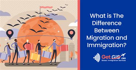 difference  migration  immigration getgis