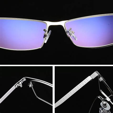 Yooske Blue Light Filter Glasses Frame Men Computer Gaming Goggles