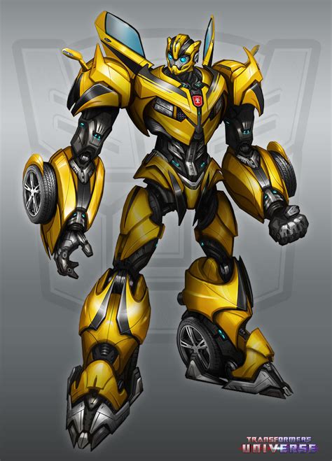 transformers universe bumblebee optimus prime  megatron art
