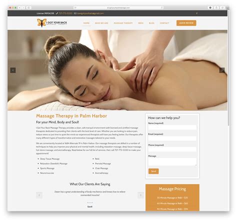 Palm Harbor Check Out Our New Massage Therapy Website