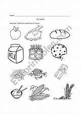 Glow Grow Foods Go Drawing Worksheet Worksheets Food Printable Paintingvalley sketch template