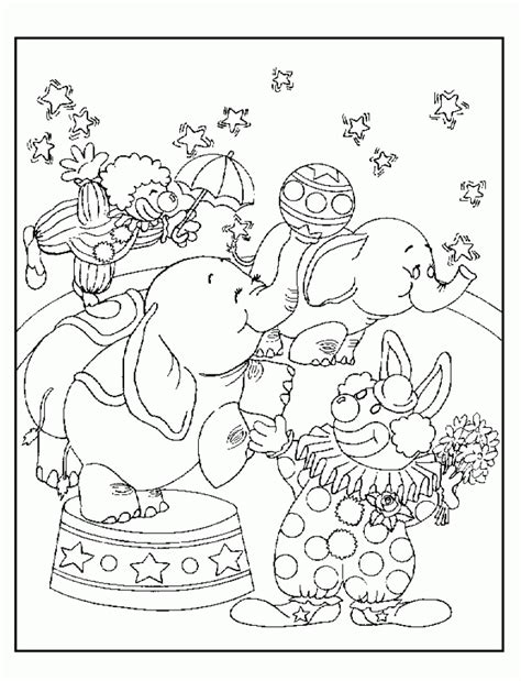 coloring pages  circus animals circus  carnival animal show